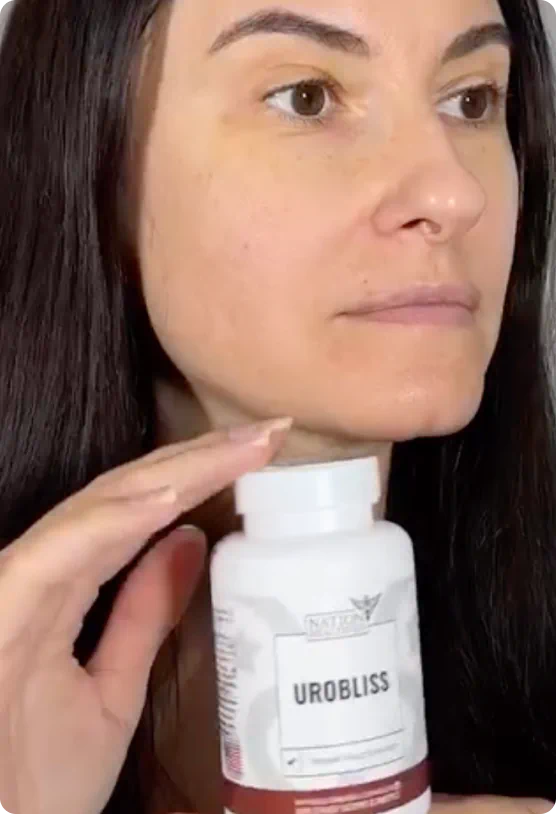 Play video: a customer shows her UroBliss