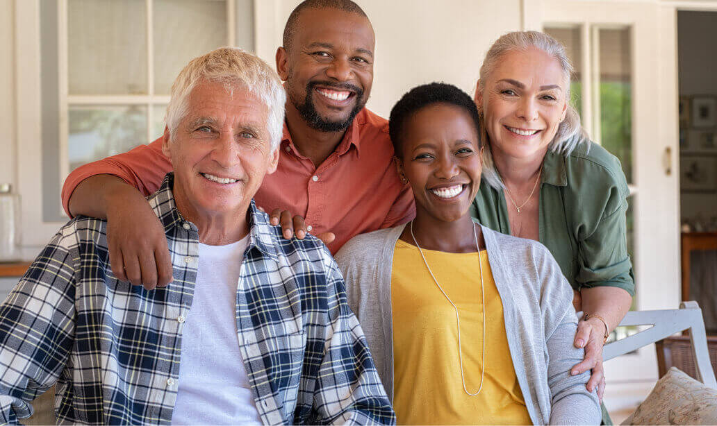 Happy middle aged couple