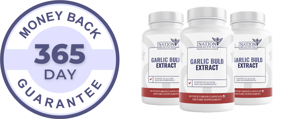 Garlic Bulb Extract bottles