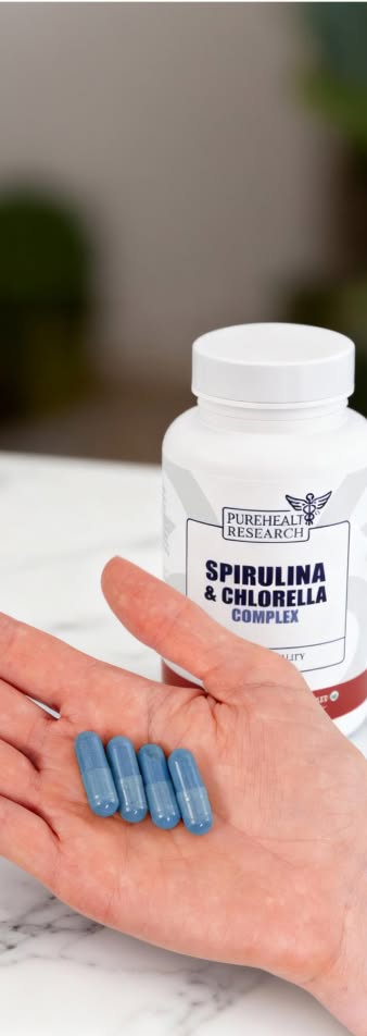 Spirulina and Chlorella Complex Supplement