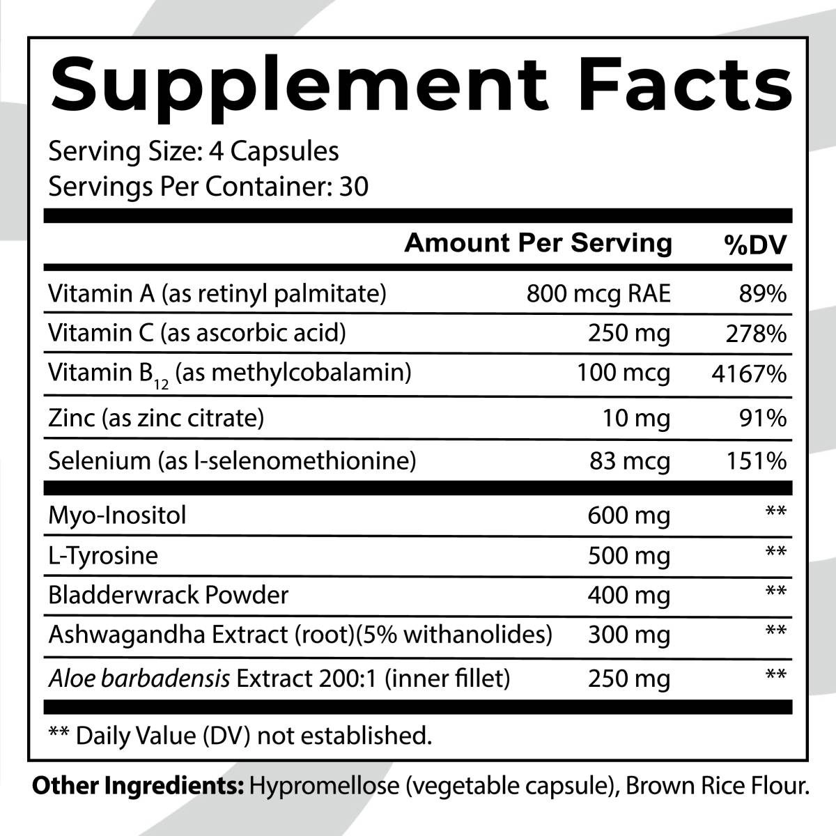 supplement facts