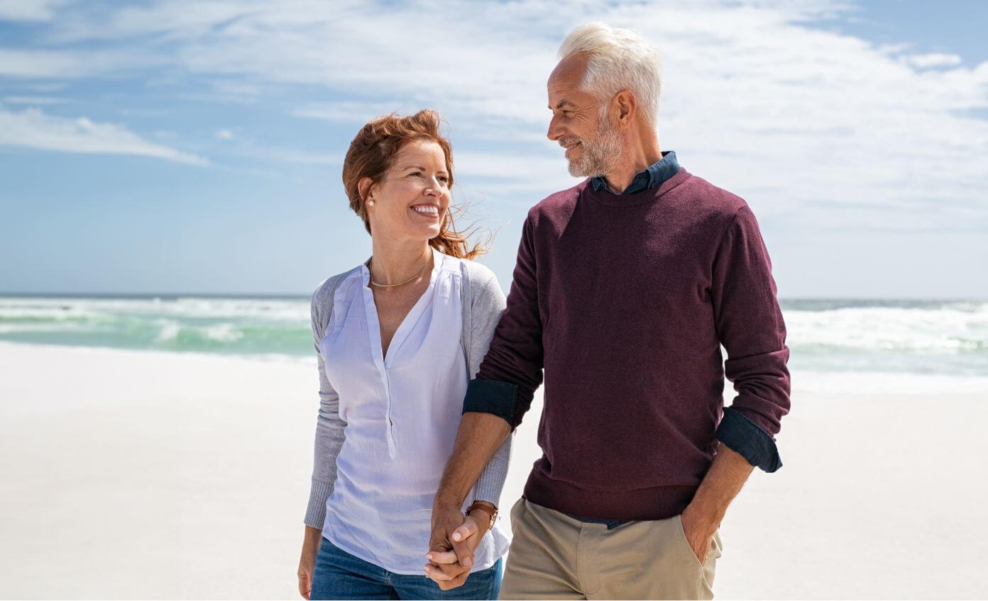 Happy middle aged couple
